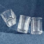 Wholesale Glass Whiskey Cup Transparent Mini Sublimation Shot Glass Tequila Shot
