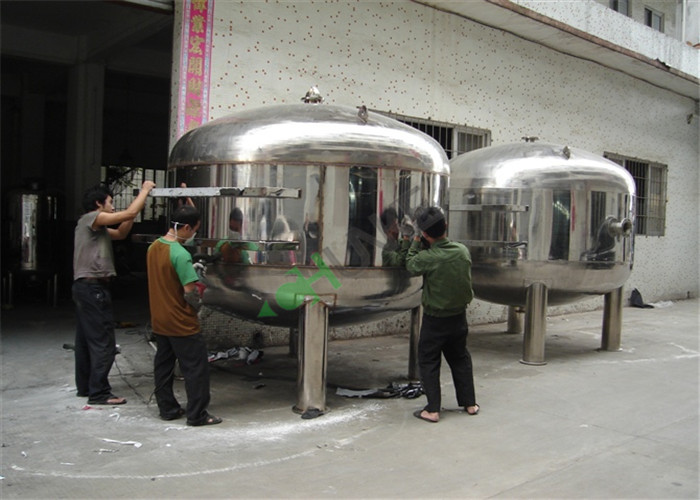 Stainless Steel Mechanical Filter For Water Treatment With Quartz Sand / Activated Sand Filter