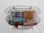 Waterproof transparent pvc shoulder bag beach tote bag, Stylish young outdoor