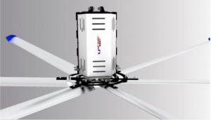 China 50Hz HVLS Ceiling Fan High Volume Low Speed Fan For Logistical Warehouses on sale