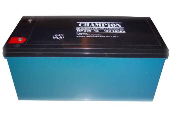 China Champion Battery 12V200Ah NP200-12 Lead Acid AGM Battery VRLA Battery, SLA