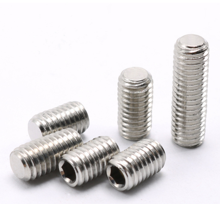 Metal Fasteners Pan Head M1-M12 INCH Measurement System DIN916 Set Socket Screws with Black Oxide Coating