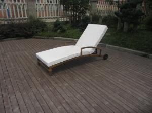 Wholesale Adjustable Rattan Sun Lounger , Grey Folding Wicker Lounge Chair from china suppliers