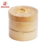 Mouldproof 2 Tier 8 Inch Bamboo Steamer Basket