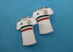 5mm Die Stuck Football T Shirt Hard Enamel Pin