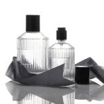 Cylinder Transparent Perfume Bottle OEM 50Ml Glass Perfume Bottle With Gift Box