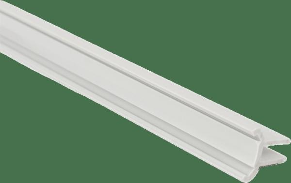 White Internal PP Profile Channel Plastic Extrusion Single Color Door Weather