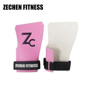 Wholesale Pink color carbon fiber leather gymnastics grips crossfit hand grips for home workouts from china suppliers