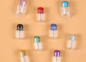 Wholesale ISO9001 Purple Small Plastic Capsules 2g Tiny Pill Bottles from china suppliers