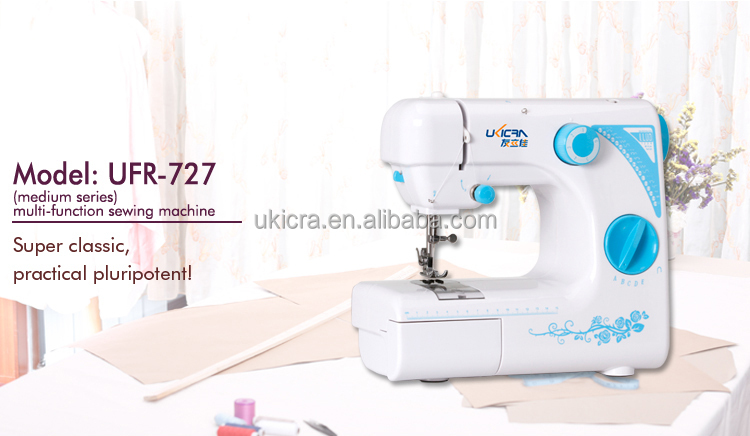 Multi-Function Household Sewing Machine with 2.2kg Weight Motor Drive and 19 Stitches