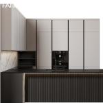 Melamine Plating Wooden Kitchen Storage Cabinet Ready To Assemble Kitchen