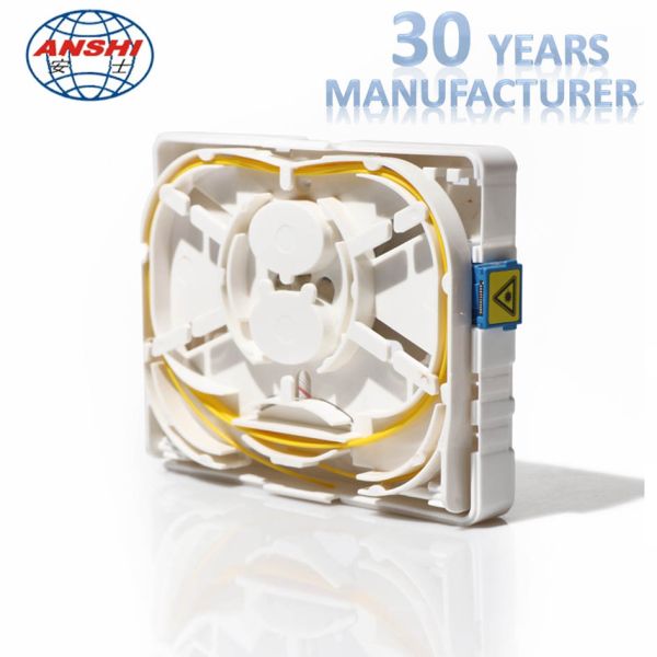 G652D 2 Ports Ftth Fiber Optic Termination Box With SC LC Adapter