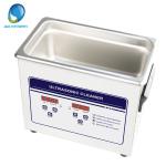 Metal Benchtop Ultrasonic Cleaner , 40KHz Ultrasonic Cleaning Equipment 3.2L 120
