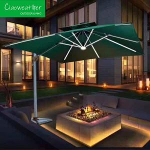 Wholesale Modern Outdoor Furniture Customized Large Cantilever Umbrella for Hotel Restaurant Banquet Home and Coffee from china suppliers