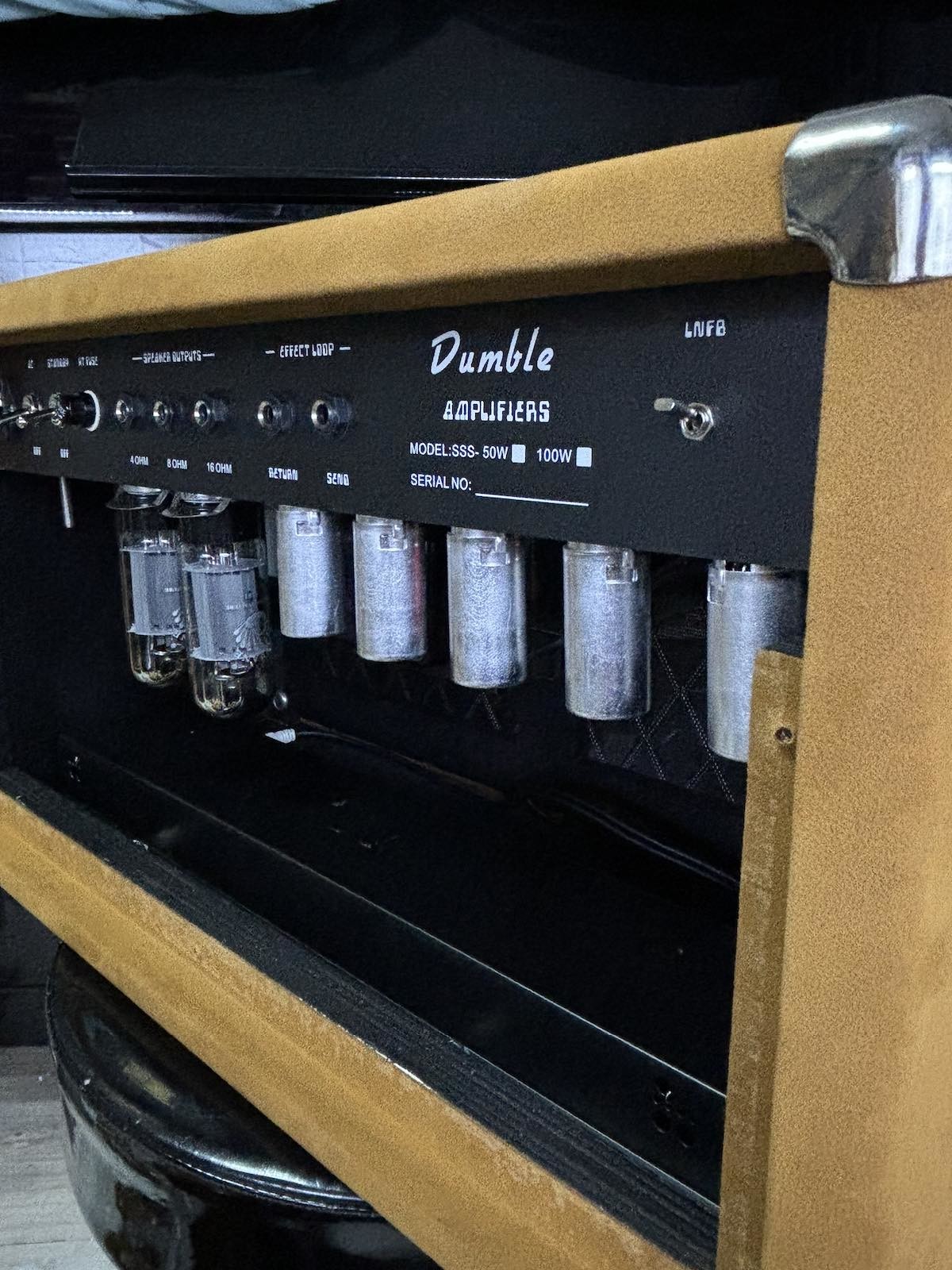 Custom Dumble Steel String Singer Clean Reverb Tone SSS20 ECC83S*5 EH 6V6*2, Handmade Grand Guitar Amp Head 20W 50W 100W Optional