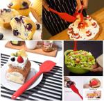 11inch Silicone Spatula Baking Mixing Tool Non-Stick Flexible Seamless Spatulas