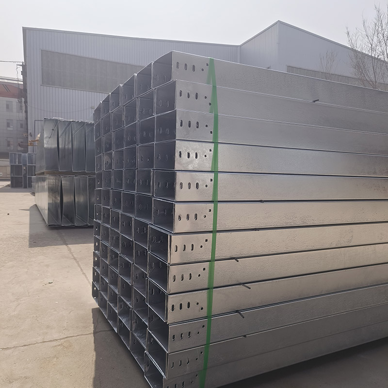 Pre-Galvanized Perforated Cable Tray Energy Saving CE Certified Corrosion Resistant High Strength Factory Discount