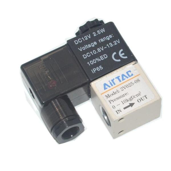 2V025-08 12V/24V DC, 110V/220V AC 2Port 2Pos 1/4" BSP Normally Closed Solenoid