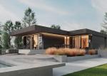 Luxury 4 Bedroom Pre Fabricated Villa Prefab House With Light Steel Frame House