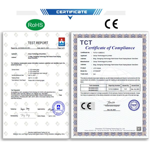 HTN Custom E-bike LCD Display Monochrome 46 Pin Transflective 7 Segment LCD Screen with 6 O'clock Viewing Angle