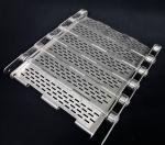 Stainless Steel Perforated Plate Conveyor Belt Transporting Food