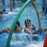 Rainbow Door Aqua Play, Spray Aqua Park Equipment, Fountains Play Structure for