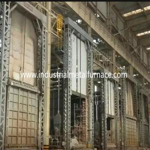 Wholesale Gas Fired Industrial Car Bottom Furnace , Bogie Hearth Furnace 7200×2200×1800mm from china suppliers