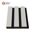 Elegant Wood Slat Acoustic Panels With Wood Grain Texture For Living Room