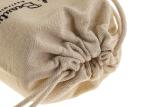 Jewelry Packaging Cotton Drawstring Bag Small Size 12*14cm 1 Color Silk Printing