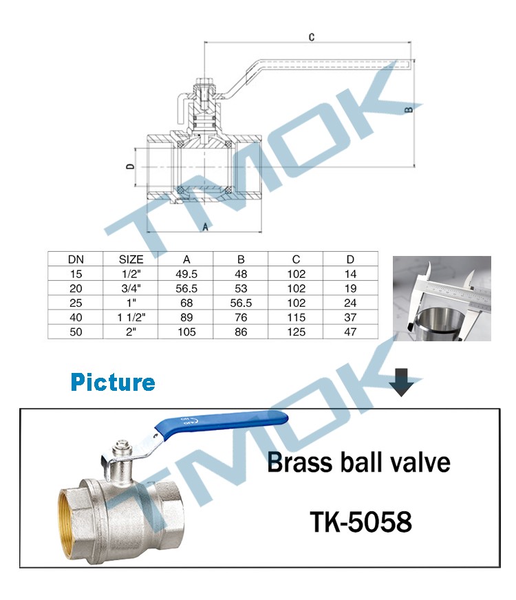 15mm Threaded Brass Ball Valves