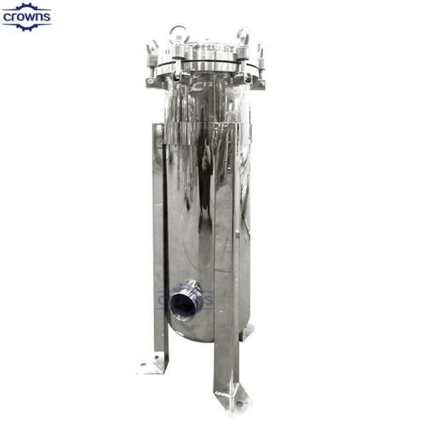 Manufacture Quick-opening Flange Bag Filter Housing Stainless Steel Water Flow