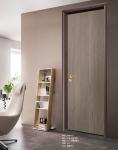 Aluminum Frame Melamine HPL Flat Panel hollow Door for house sale