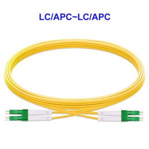 Wholesale 2 Core Single Mode Fiber Optic Cable LC APC LC APC For Ftth from china suppliers