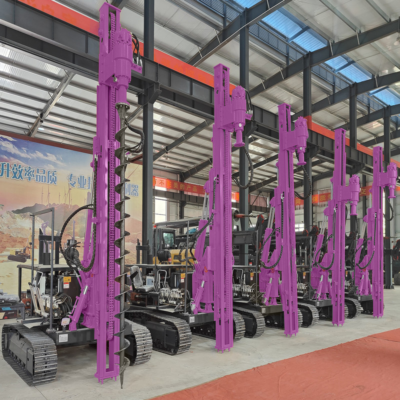 360Degree Rotate Pile Drilling Rig Hydraulic Vibratory Hammer Pile Driving Machinery