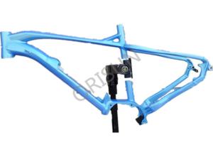 Wholesale Mid Drive Electric Aluminum Bike Frame Blue Color With Hidden Battery from china suppliers
