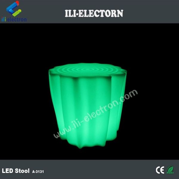 Stylish Muti-Color RGB Illuminated LED Glowing Stool Waterproof IP65