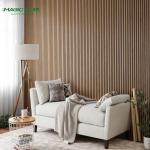 Houses Wood Veneer MDF Wooden Acoustic Panels With Pet Wood Panel