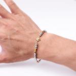 (Customized) Stainless steel men's bracelet, octagonal star Persian style trendy