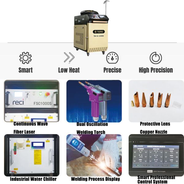 1500W Fiber optic welding machine Welding Machine New Condition 1500W & 3000W Laser Welders