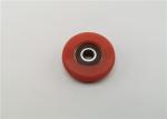 Roland Printer Spare Parts PU Cladding Bearing Rubber Press Paper Wheel 45*15
