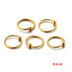 Women new korea style body piercing jewelry gold plated nose ring