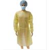 Buy cheap Liquid Resistant Protective Disposable Gowns Surgical Yellow Color from wholesalers