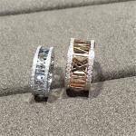 Luxury jewe factory number ring 18k gold white gold yellow gold rose gold