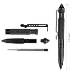 Tactical Pen Portable Aviation Aluminum Self Defense Pen Anti-skid Glass Breaker