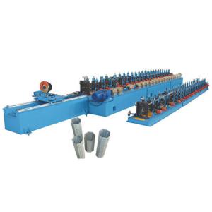 Wholesale 40mm 60mm 70mm Roller Shutter Door Octagon Tube Roll Forming Machine With Fly Saw Cutting from china suppliers
