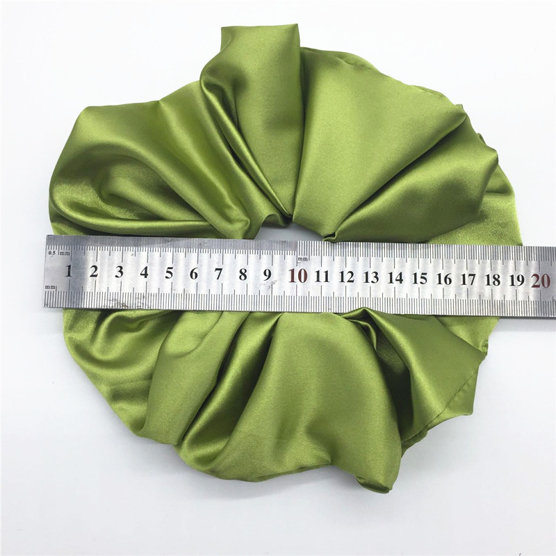 XXL Oversized Hair Scrunchies Elastic Oversize Scrunchies Large Silk Satin 19cm