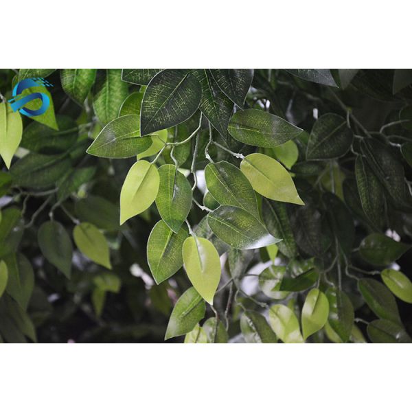 Column Decoration Artificial Banyan Tree Fiberglass Material Easy Moving