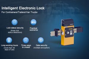 Wholesale Jt705A Intelligent High Cargo Security Durable Container GPS Lock for Logistics Truck from china suppliers