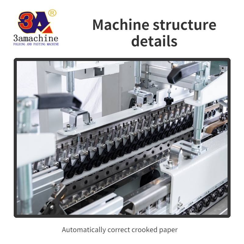 800 Corrugated Carton Box Folding Gluing Machinery for Automatic Cardboard Box Making