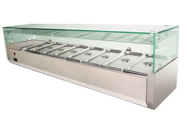 Table Top Commercial Refrigeration Equipment / Commercial Salad Display